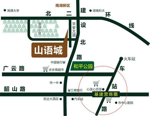首和山語(yǔ)城位置圖