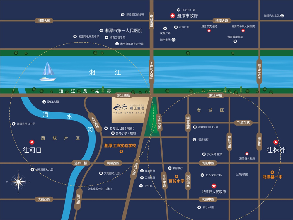 湘江壹號(hào)位置圖